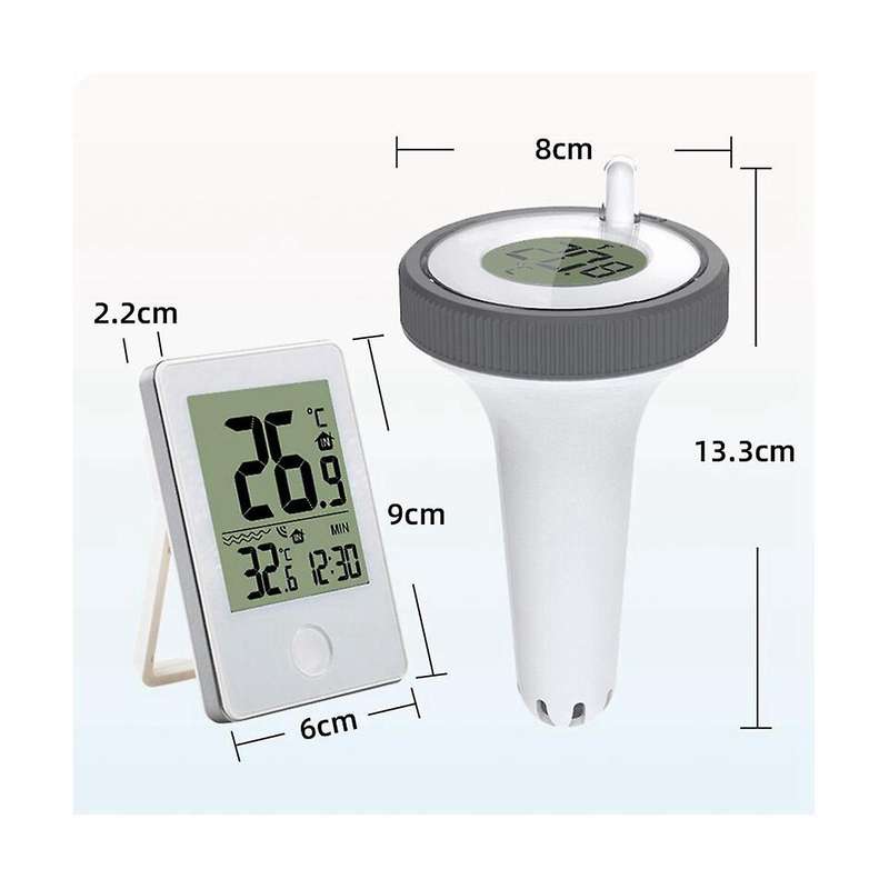 Wireless Digital Indoor Outdoor Floating Pool Thermometer Water Temperature Test Meter for Swimming
