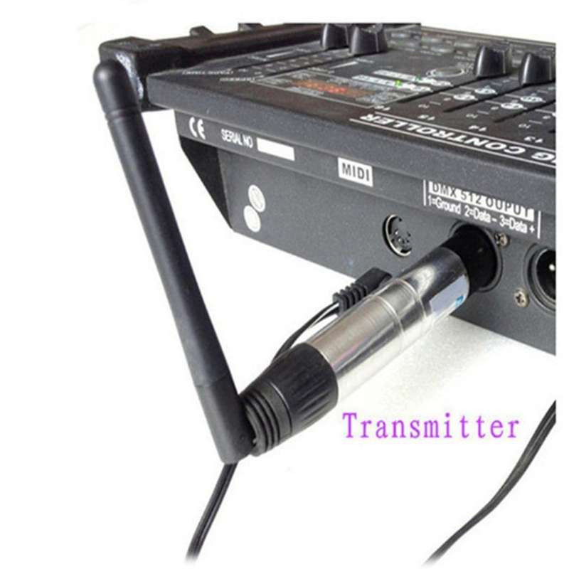 Wireless DMX512 Controller Stage Light Receiver DMX512 Console Transmitter Wireless Transceiver with