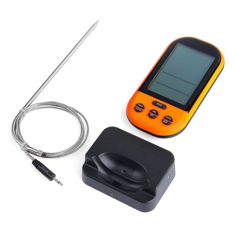 Wireless Food Digital Display Wireless Remote Food Thermometer Outdoor Barbecue Food Thermometer
