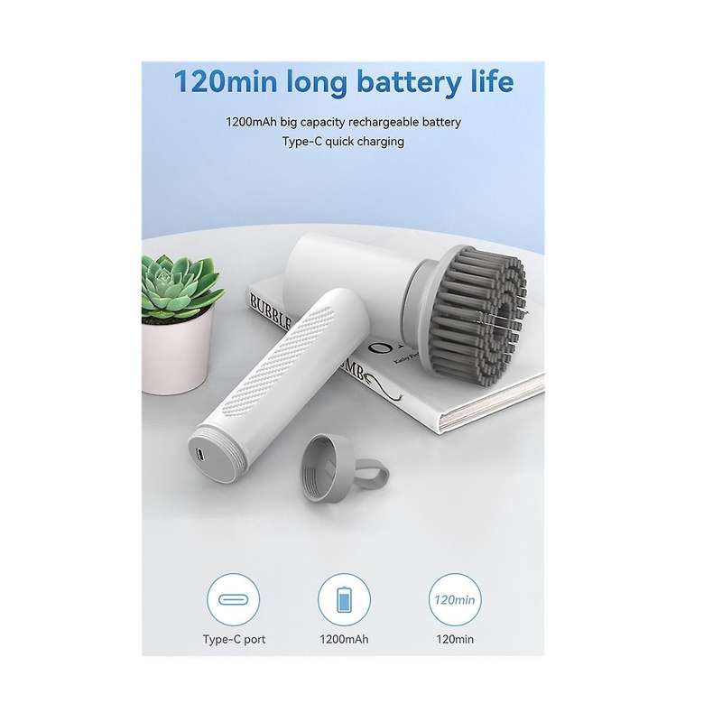 Wireless Electric Cleaning Brush Housework Kitchen Dishwashing Brush Bathtub Tile Professional Clea
