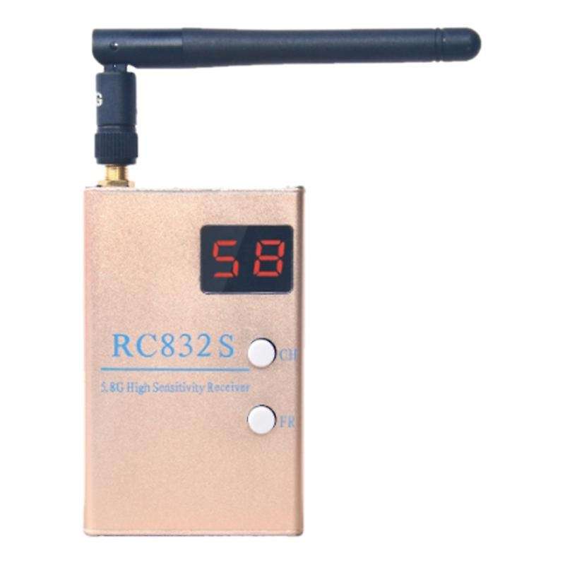Wireless FPV Receiver Receiving Frequency: 5645-5945MHz 48Ch 5Km 5.8G High Sensitivity Receiver