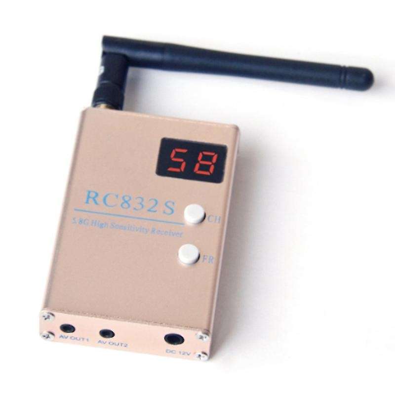 Wireless FPV Receiver Receiving Frequency: 5645-5945MHz 48Ch 5Km 5.8G High Sensitivity Receiver