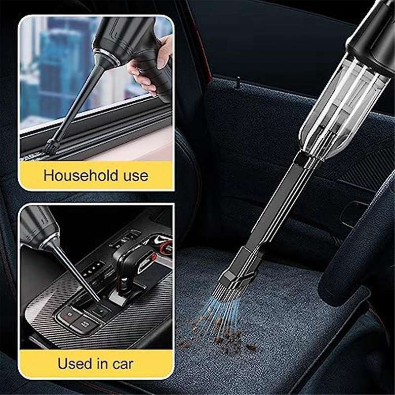Wireless Handheld Car Vacuum Cleaner, 12000pa High Power Mini Portable Vacuum Cleaner,handheld Vacuu