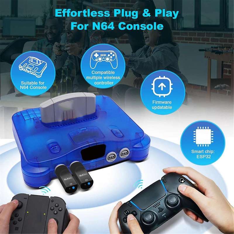Wireless Game Controllers Adapter for Console for // Controllers Transparent