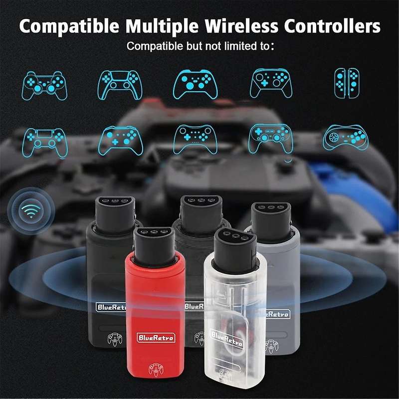 Wireless Game Controllers Adapter for Console for // Controllers Transparent