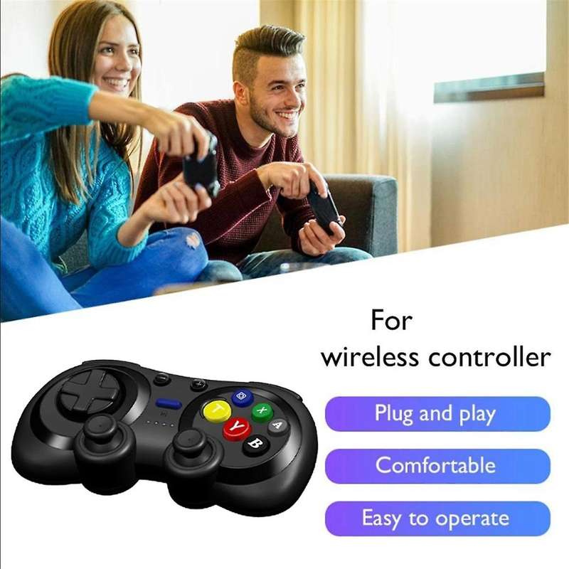 Wireless Game Controller Support Turbo Gaming Controller Motion Sensor Dual Vibration for Switch Con