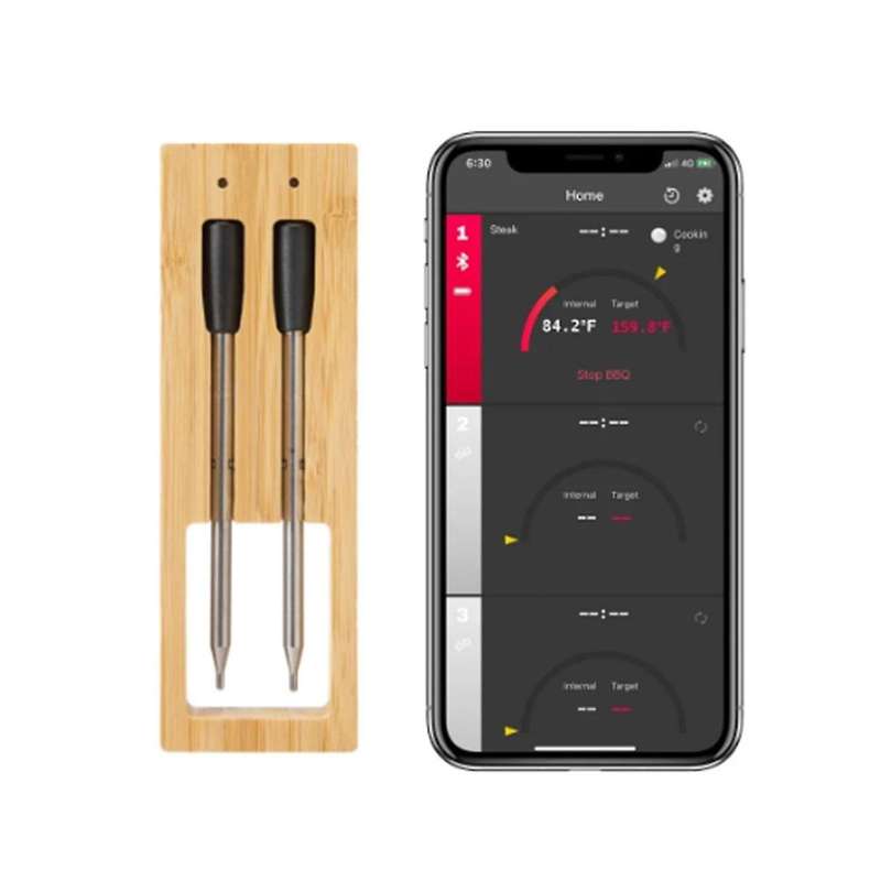 Wireless Meat Food Thermometer Kitchen Cooking Tool Oven Grill Bbq Steak Bluetooth Temperature Mete