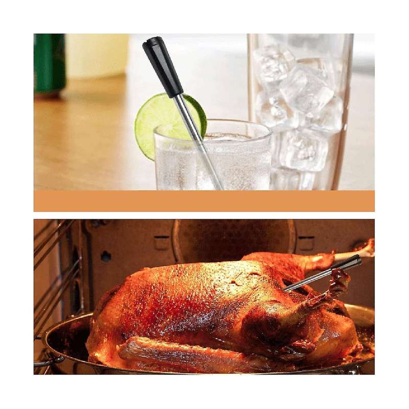 Wireless Meat Thermometer Remote Digital Kitchen Cooking Food Meat Tools Smart Digital Bluetooth Ba