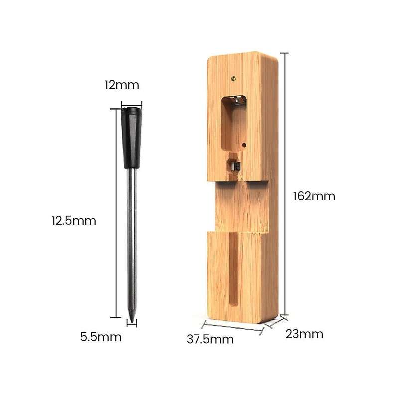 Wireless Meat Thermometer Remote Digital Kitchen Cooking Food Meat Tools Smart Digital Bluetooth Ba