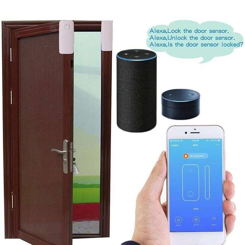 Wireless WIFI Window and Door Alarms for Home Smartphone App Control Alarm Notification Push