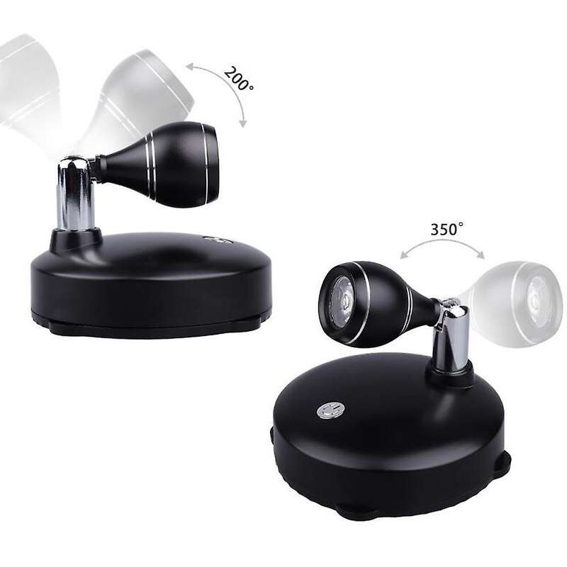 Wireless Spotlight Indoor,battery Operated Accent Lights Art Lights for Paintings,led Wall Light wit