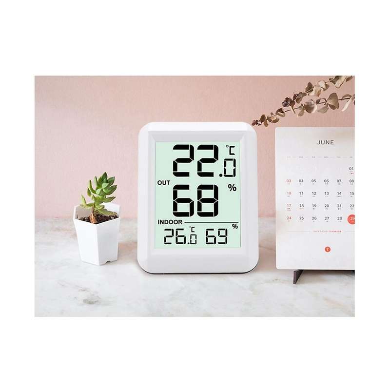 Wireless Thermometer Hygrometer Babyroom Digital Lcd Temperature Humidity Monitor Indoor Outdoor Wea
