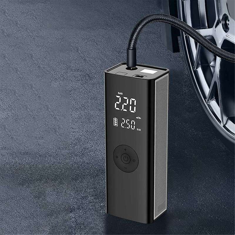 Wireless Tyre Air Pump Portable Car Air Compressor for Motorcycles Pickup Truck Digital Super Powe
