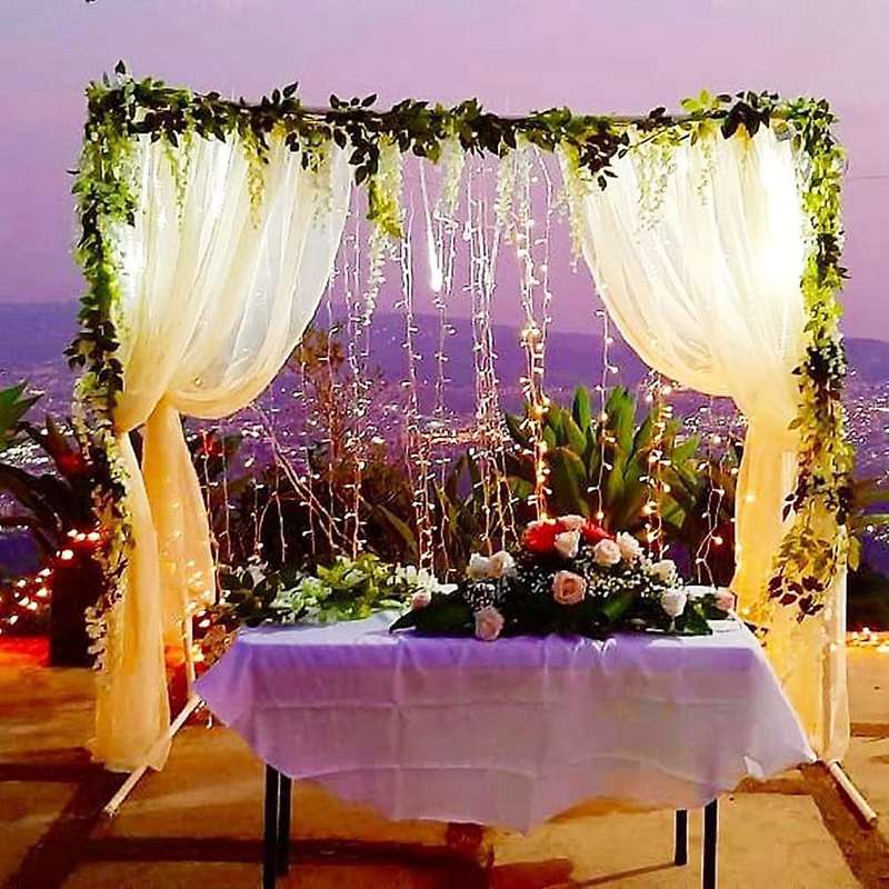 Wisteria Vines Garland,Hanging Wisteria Artificial Flowers Strings, Plants Vine Ratta Hanging Garla