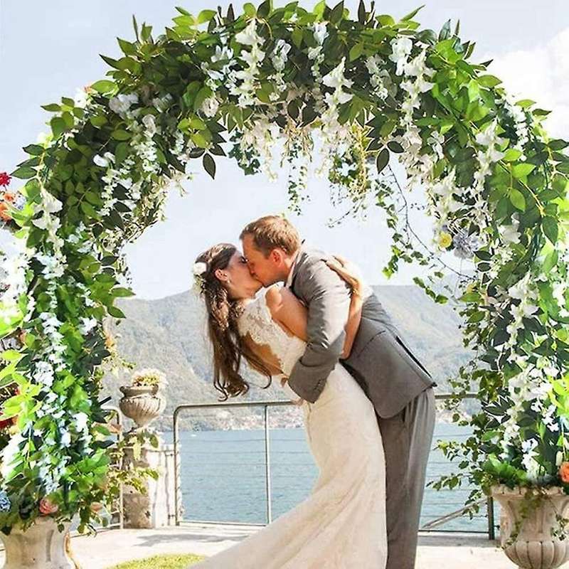 Wisteria Vines Garland,Hanging Wisteria Artificial Flowers Strings, Plants Vine Ratta Hanging Garla