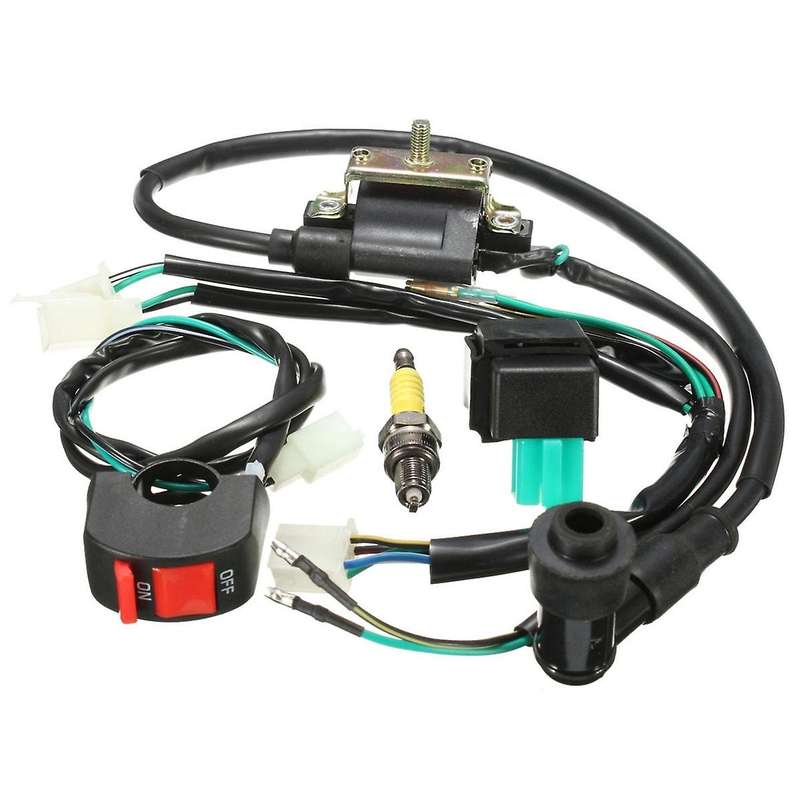 Wiring Loom Kill Switch Coil Plug for 110cc 125cc 140cc Pit Bike