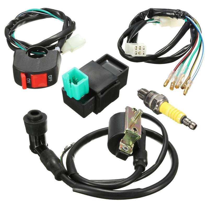 Wiring Loom Kill Switch Coil Plug for 110cc 125cc 140cc Pit Bike