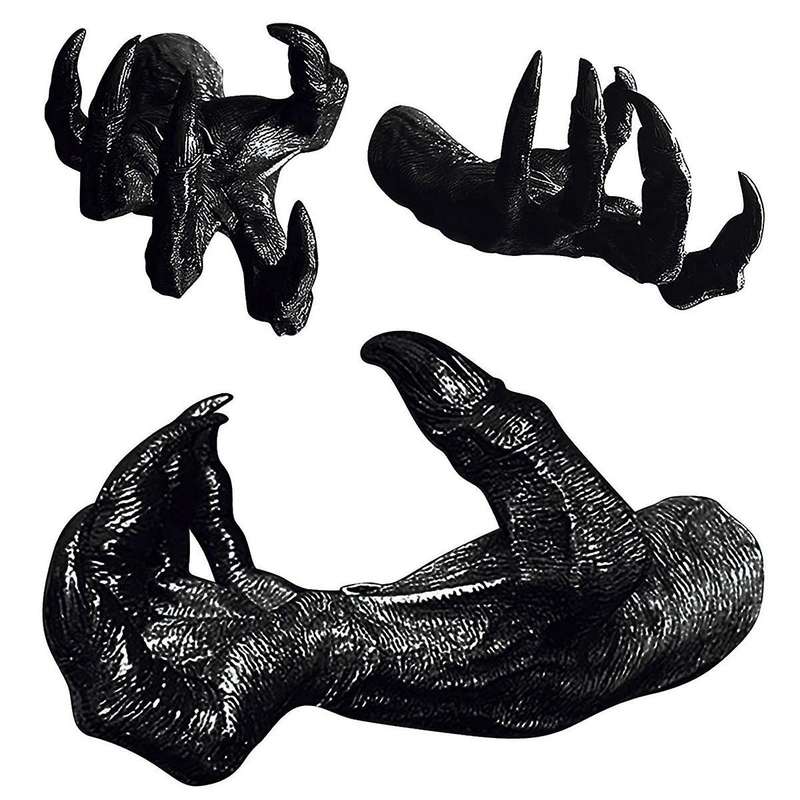 Witch's Hand Wall Hanging Statues,resin Retro Art Hanging Design Mounted Hang Decoration for Living