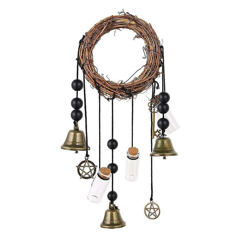 Witch Bells,1 Pcs Wiccan Wind Chimes, Protection, Wicca Supplies,handmade