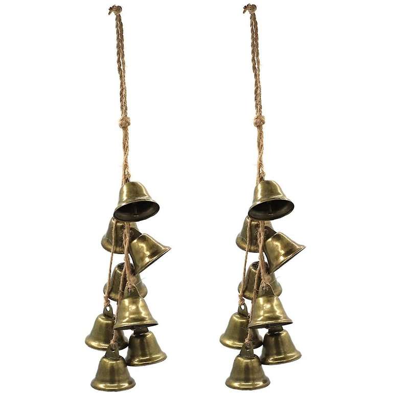 Witch Bells for Door Knob, Handmade Decor for Home Protection, Wiccan Altar Supplies, Witchy Pagan S