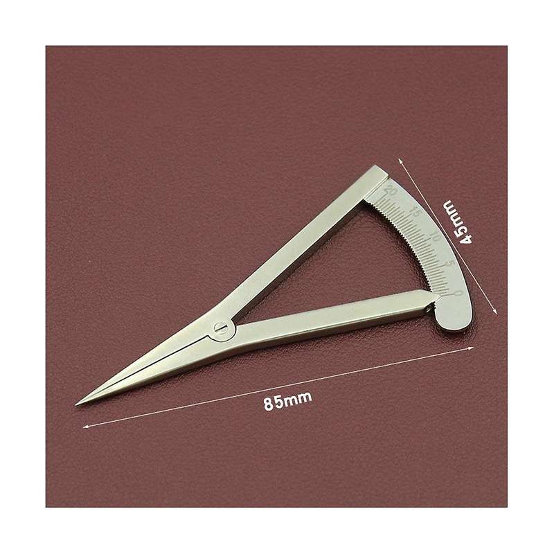 With Scale Mini Spacing Gauge Diy Handmade Leather Leather Art Stainless Steel Scribe Gauge Adjusta