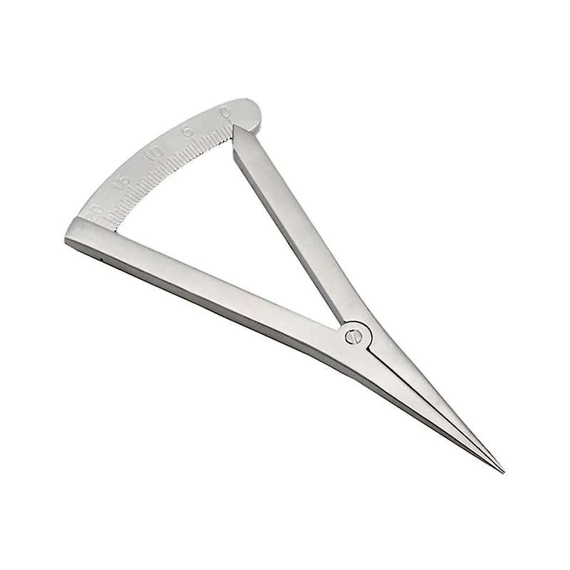 With Scale Mini Spacing Gauge Diy Handmade Leather Leather Art Stainless Steel Scribe Gauge Adjustab