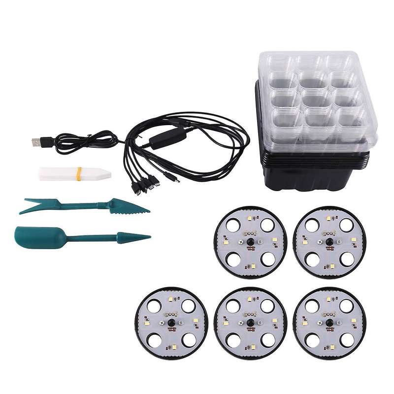 With Timer High Cover (including Lights and Wires) Seedling Pots with Lights Seedling Pots with Lig