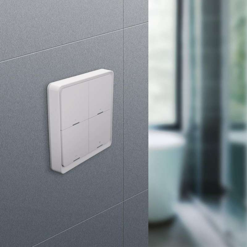 With Zigbee Gateway App Control Smart Home No Wire Smart Tuya 4-way Panel Scene Button Switch Used