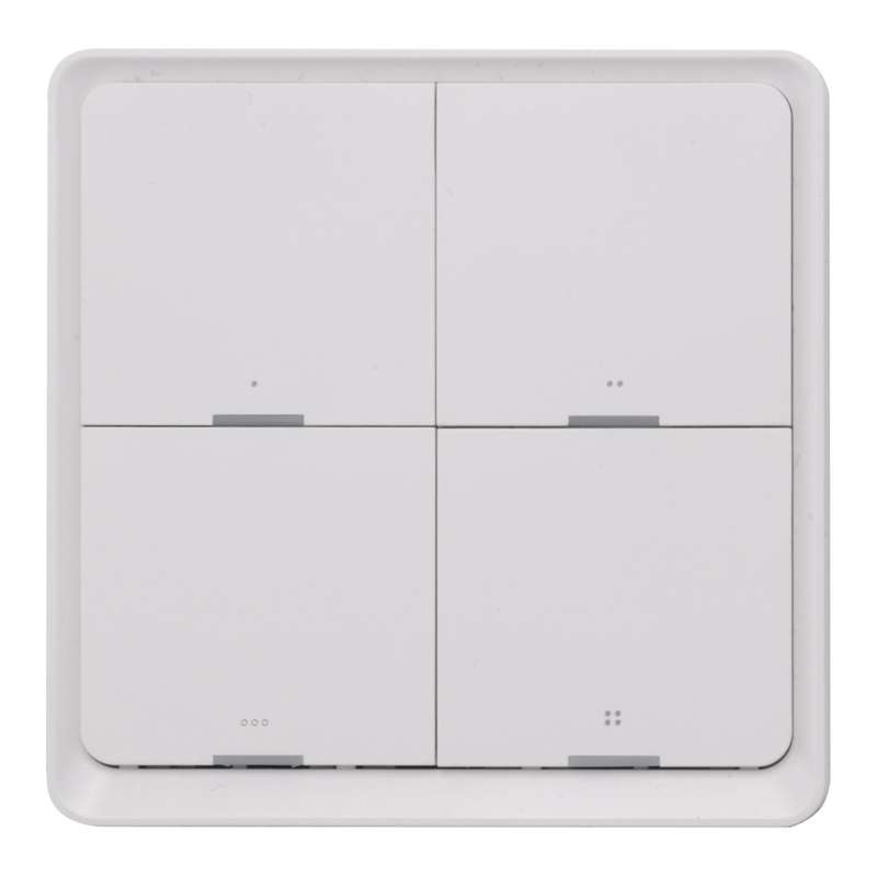 With Zigbee Gateway App Control Smart Home No Wire Smart Tuya 4-way Panel Scene Button Switch Used