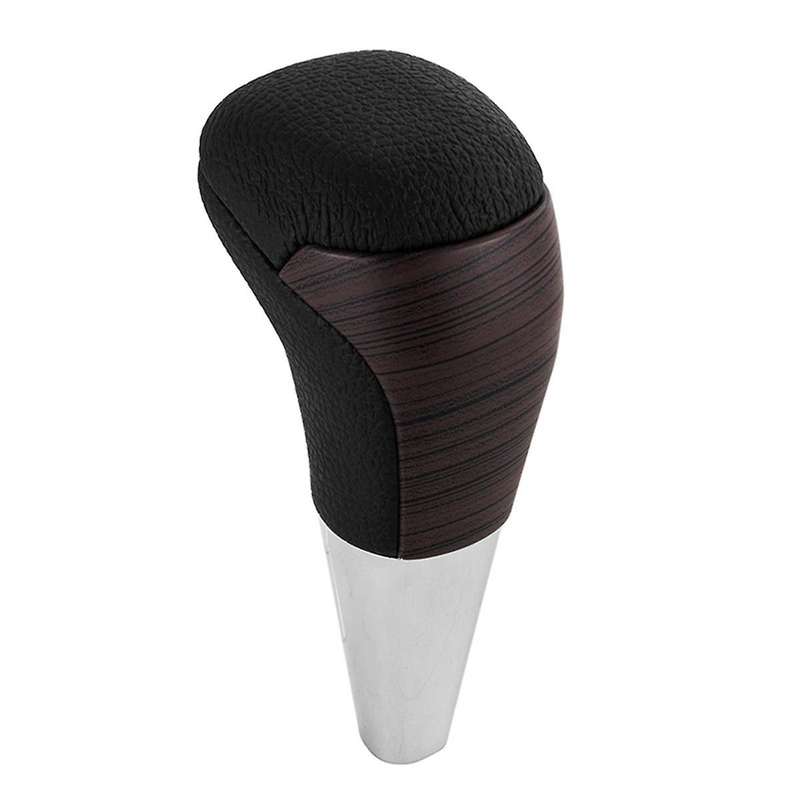 Without Holes Car Wood Grain Shift Head Gearbox Shift Lever Head for Domineering Prado