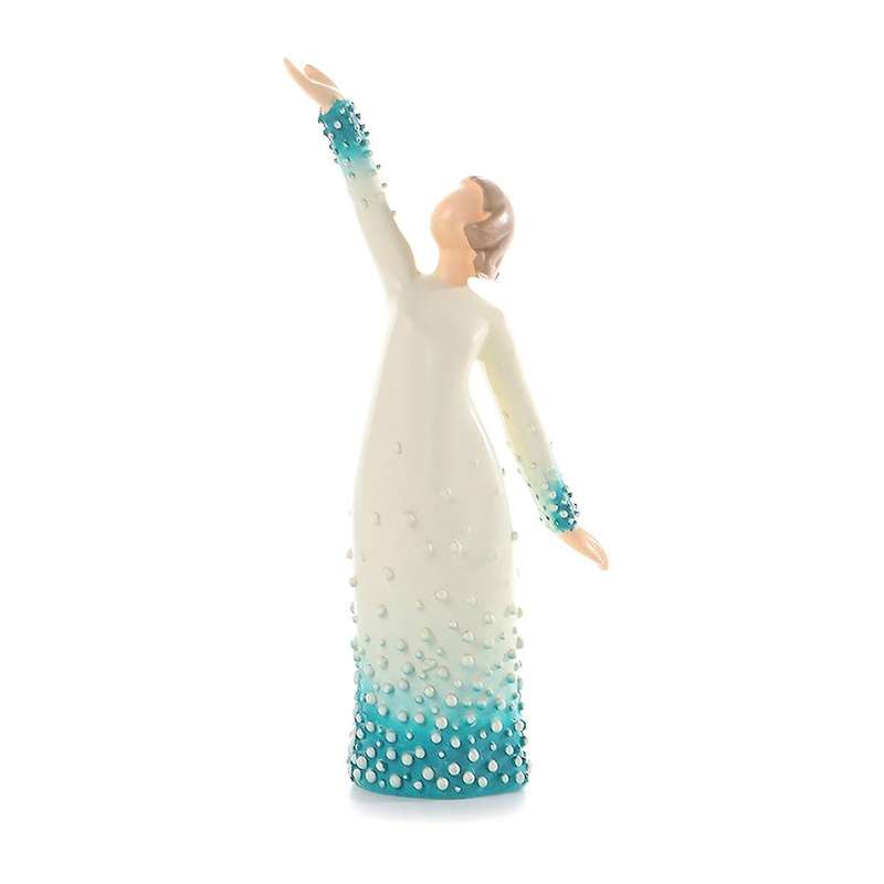 Woman Lifting Hand Woman Figurine Art Statue Lover Sculpture Ornament Desktop Decor Office Decoratio