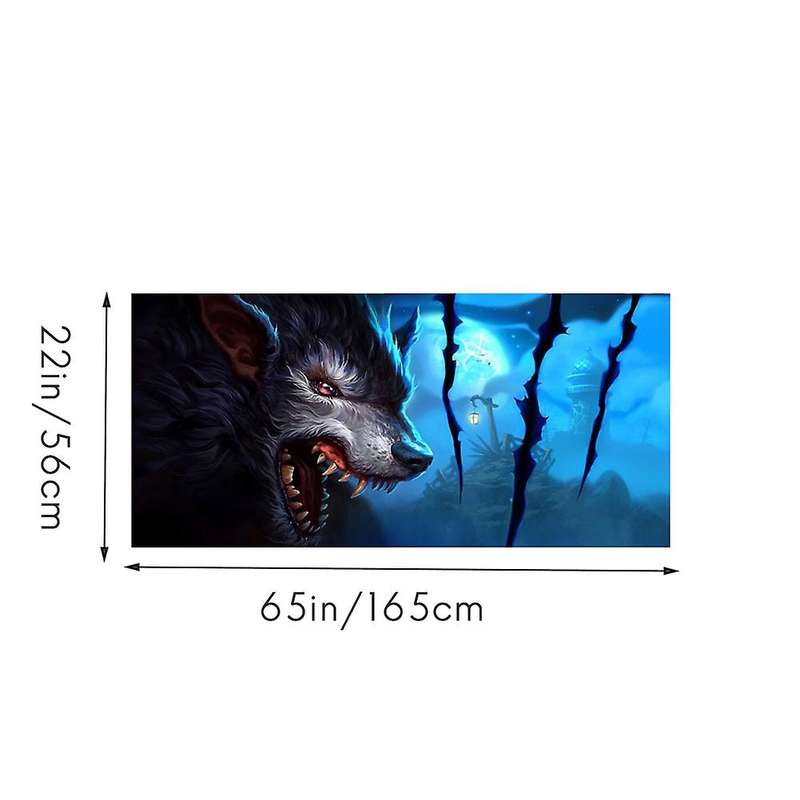 Wolf Totem for Truck Suv Pickup 3D Rear Windshield Decal Sticker Decor Rear Window Glass Poster 165X