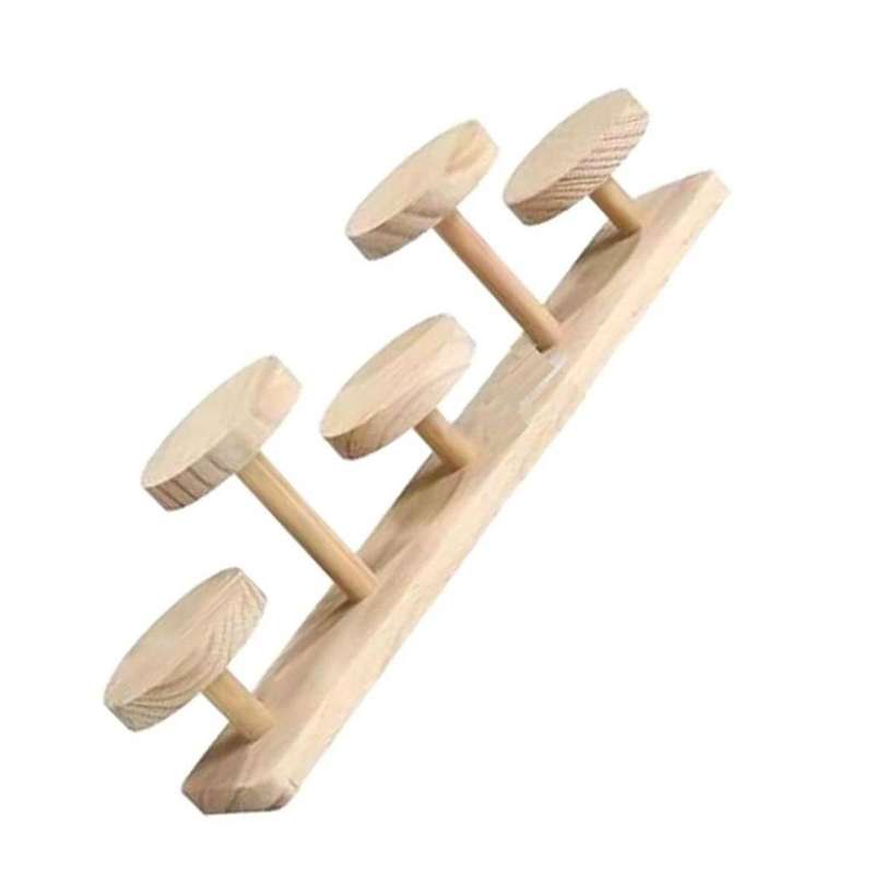 Wood Display Risers Stand 5tier Wooden Display Riser Shelf Perfume Organizer Shelf Figures Cupcake D
