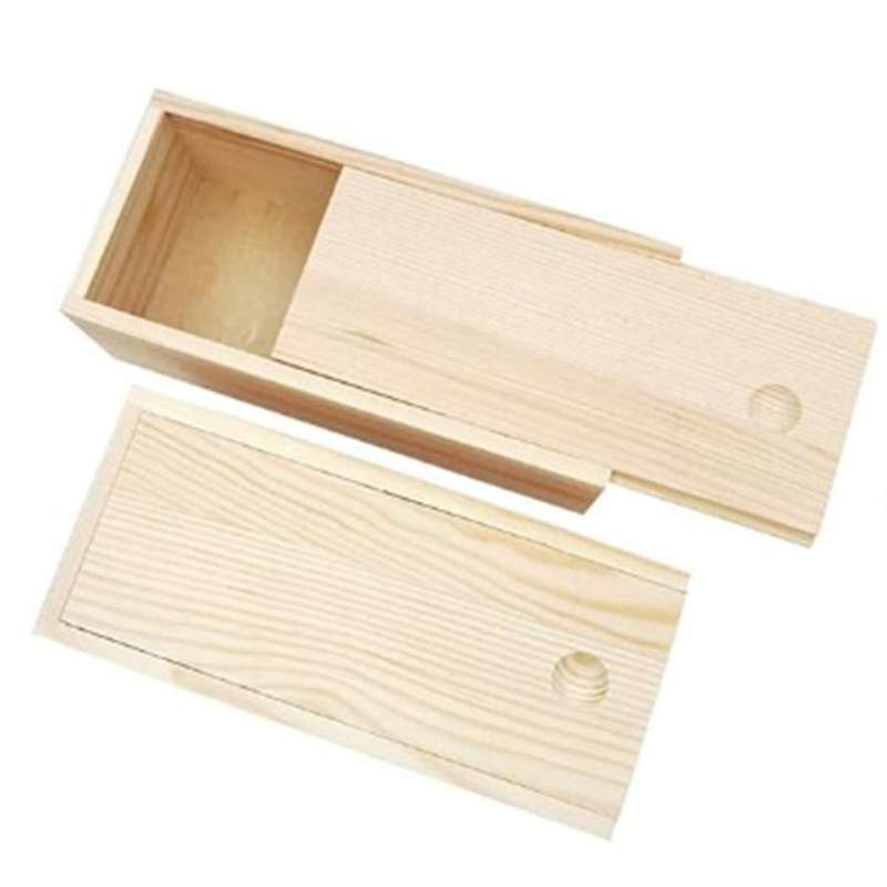 Wood Storage Box - Versatile and Stylish Organizer for Home and Office - Durable and Eco-friendly De