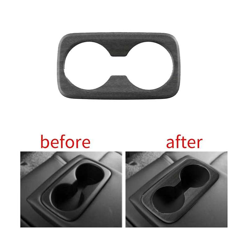 Wood Grain Interior Rear Water Cup Cover Trim for 2022 Nq5