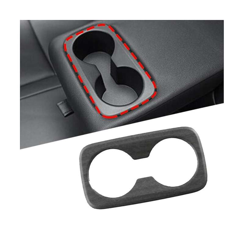 Wood Grain Interior Rear Water Cup Cover Trim for 2022 Nq5