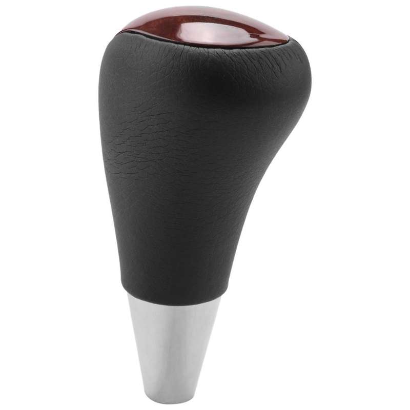 Wood Grain Gear Shift Knob Shifter Lever Head for Vios Fortuner Accessories,black