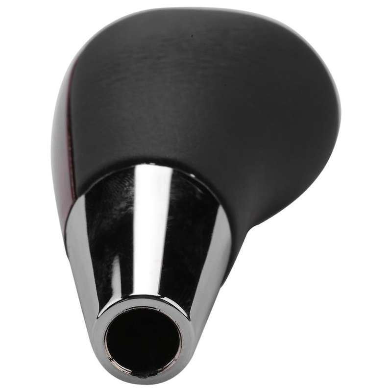 Wood Grain Gear Shift Knob Shifter Lever Head for Vios Fortuner Accessories,black