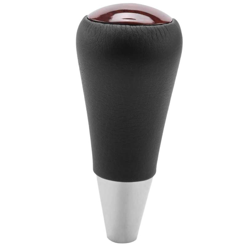 Wood Grain Gear Shift Knob Shifter Lever Head for Vios Fortuner Accessories,black
