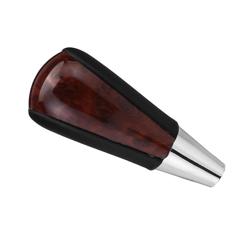Wood Grain Car Gear Shift Knob for / Fortuner Crown Land Cruiser Lever Shifter Stick Grey