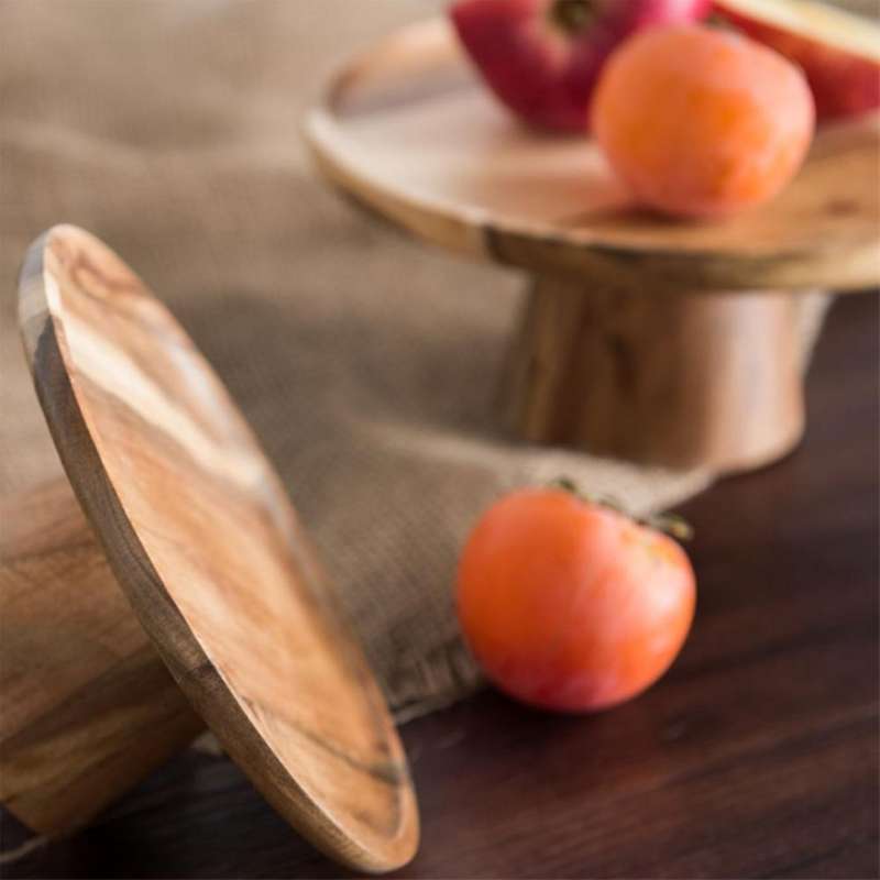 Wood Tray for Fruit Cake Dessert Stand Table Decoration Cake Tools Home Decor Plate Food Photograph