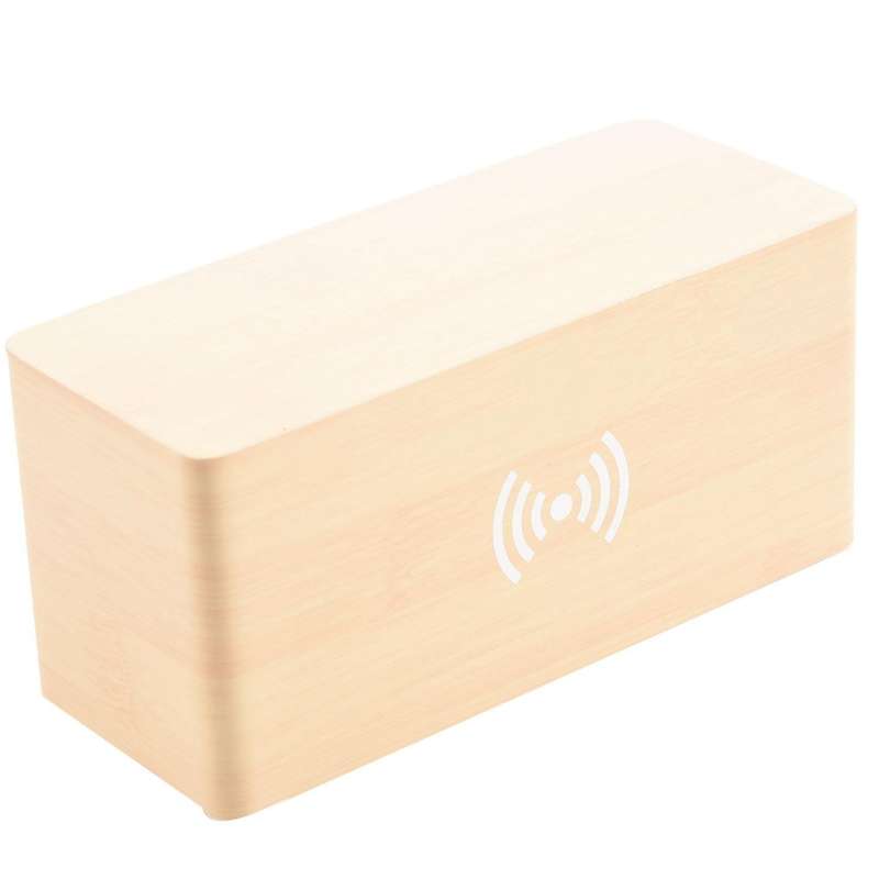 Wooden Alarm Clock with for Wireless Charging Pad Compatible with for Wood Led Digital Clock Sound