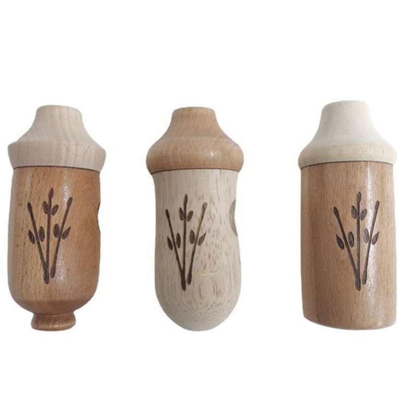 Wooden Bird Houses for Outside, Garden Outdoor Hanging Wooden Bird Feeder Bird House(Set of 3)