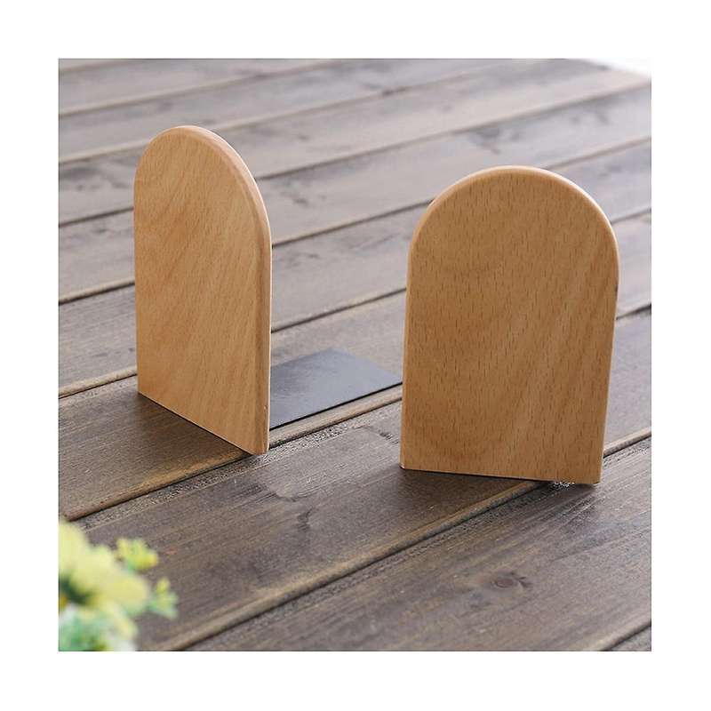 Wooden Bookends Pair Of Bookends Office Bookshelf Bookshelf Stopper Home Office School Standard Siz