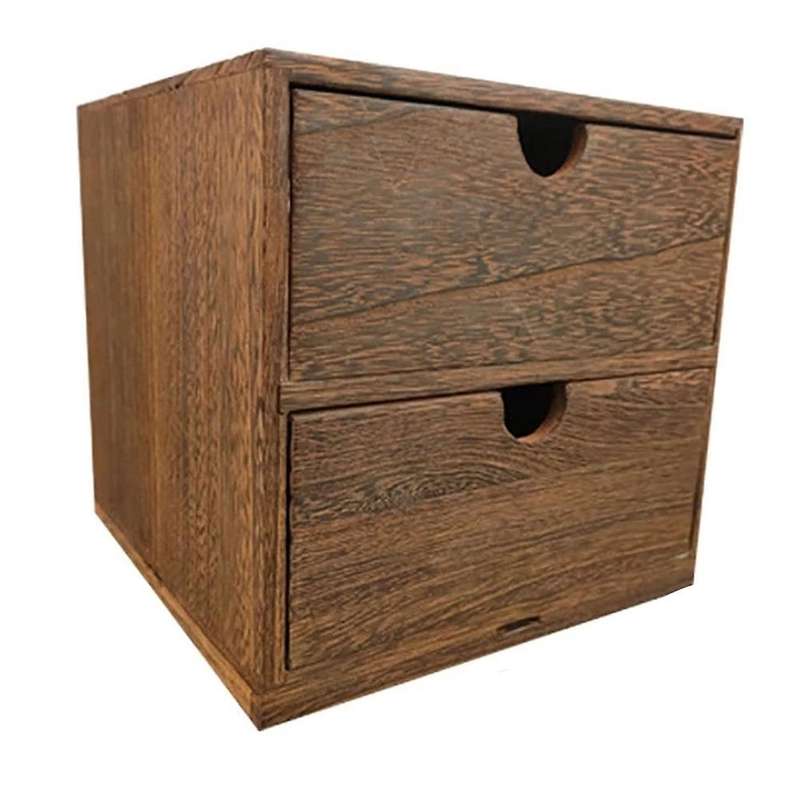 Wooden Box Storage Drawer Wooden Chest of Drawers Jewelry Cosmetics Organizer Office Home Decoration