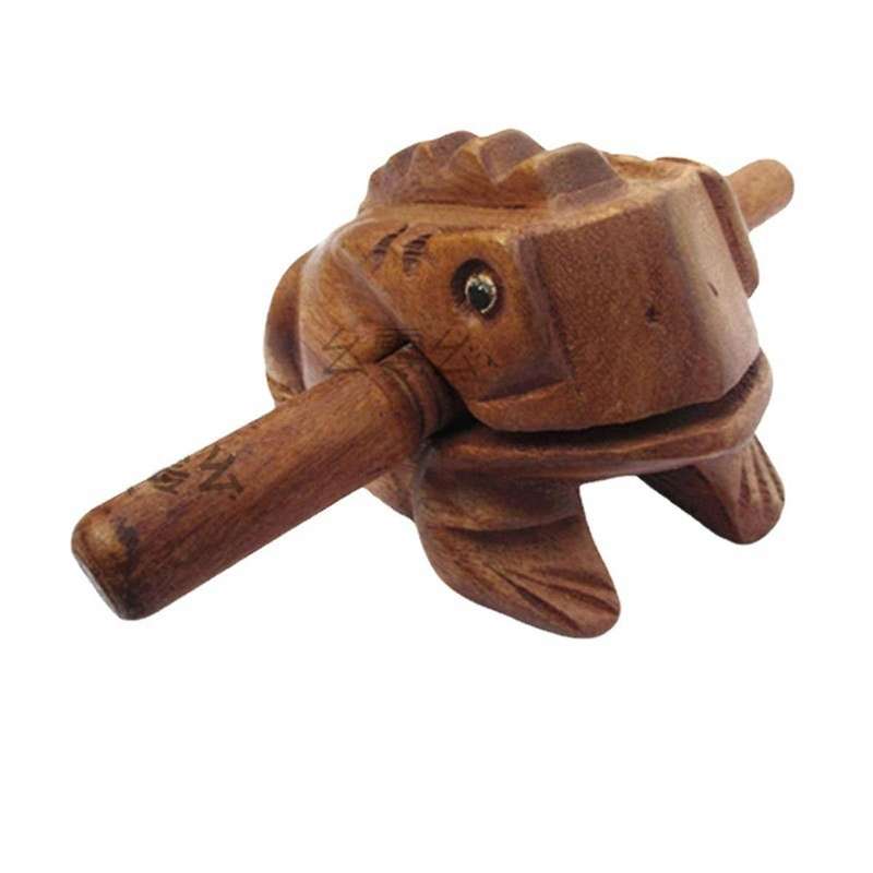 Wooden Carving Frog Toys, Tourist Bamboo and Wood Handmade Crafts, Wooden Scratching Frog Ornaments