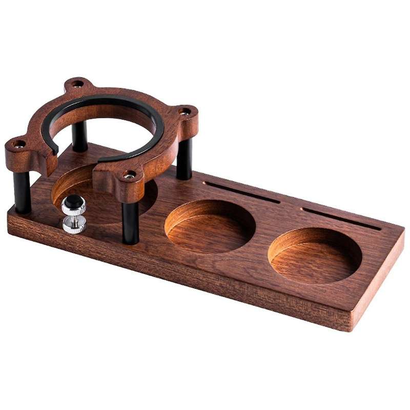 Wooden Coffee Tamper Station Base Holder Mat Non Slip for Shop Worktop