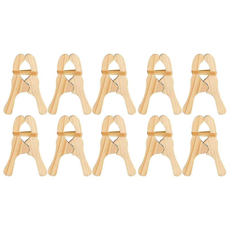 Wooden Clips,Curtains, Wardrobes, Balcony, Baby and Children'S Clothes,Sheets,Anti-Slip, Wooden Clip