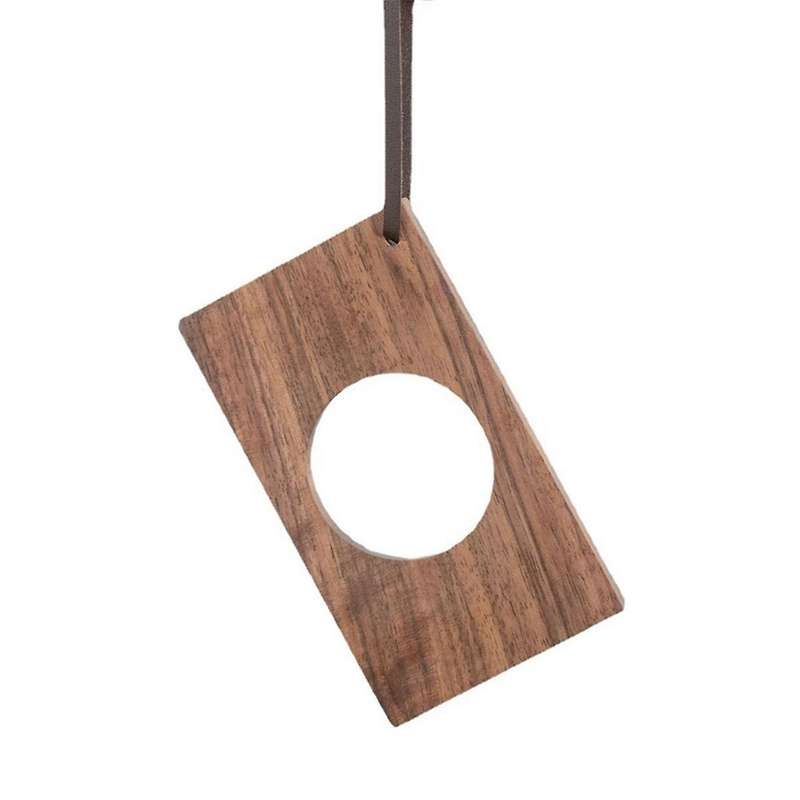 Wooden Coffee Filter Cup Holder Solid Wood Drip Filter Decorative Coffee Powder Filter Paper Holder