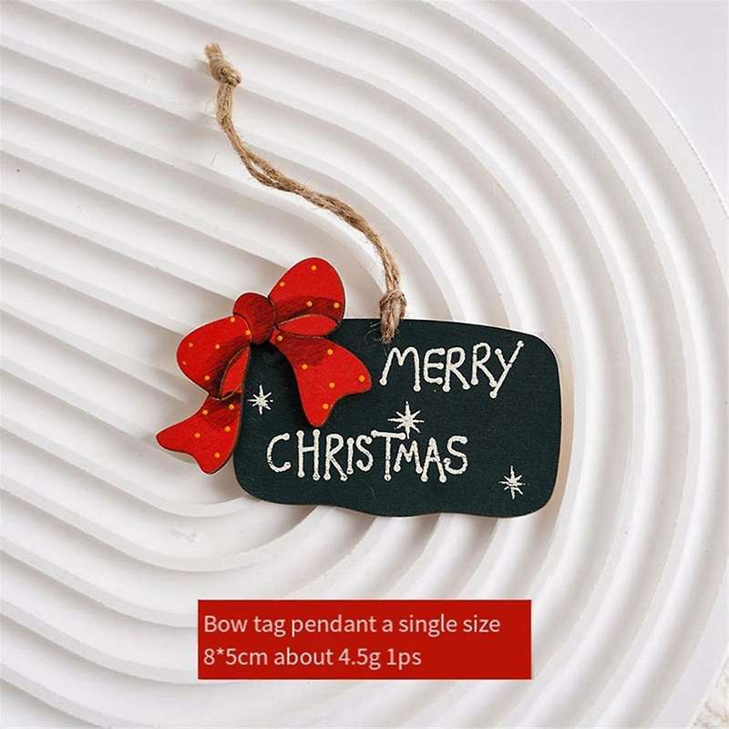 Wooden Christmas Tree Pendants Christmas Tree Ornament Xmas Decor Christmas Tree Hanging Decor